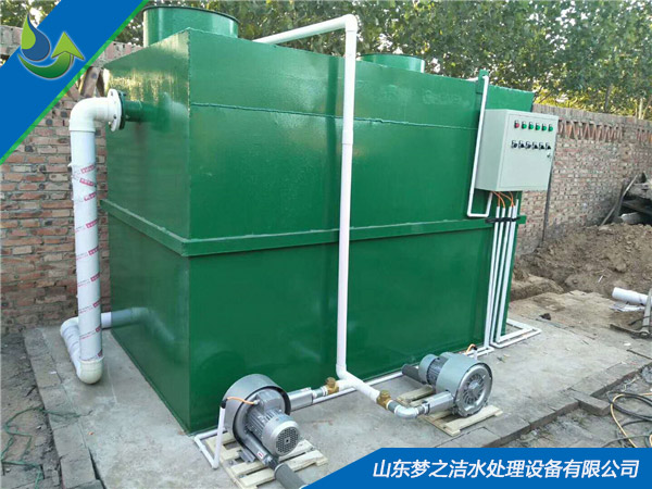 食品廠污水處理設備安裝現場